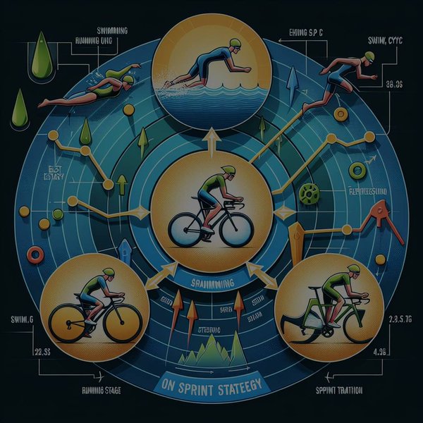 Quelle stratégie de course est optimale pour un triathlon sprint?