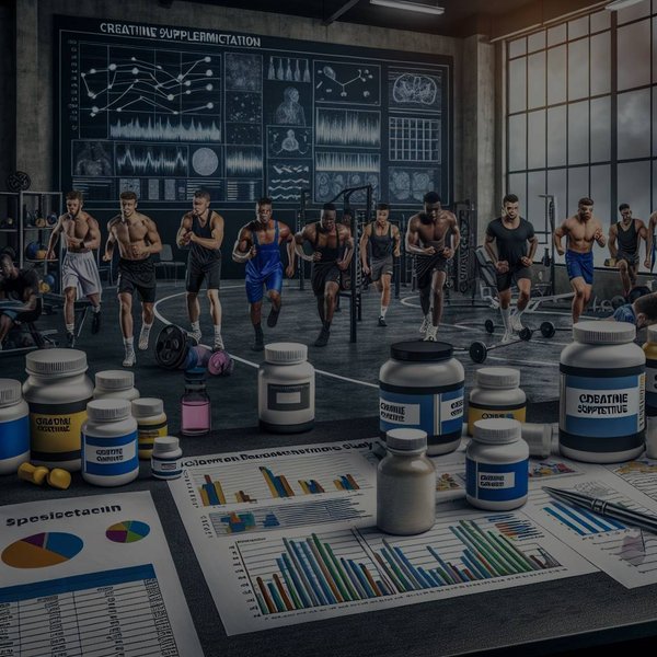 Quel est l'impact de la supplémentation en créatine sur la performance des lutteurs?